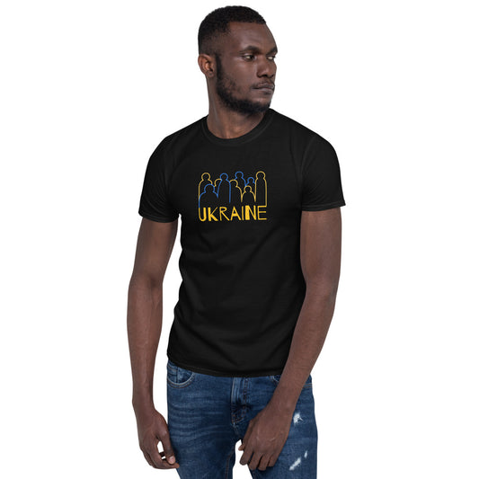 Ukraine Crowd Short-Sleeve Unisex T-Shirt TeeSpect