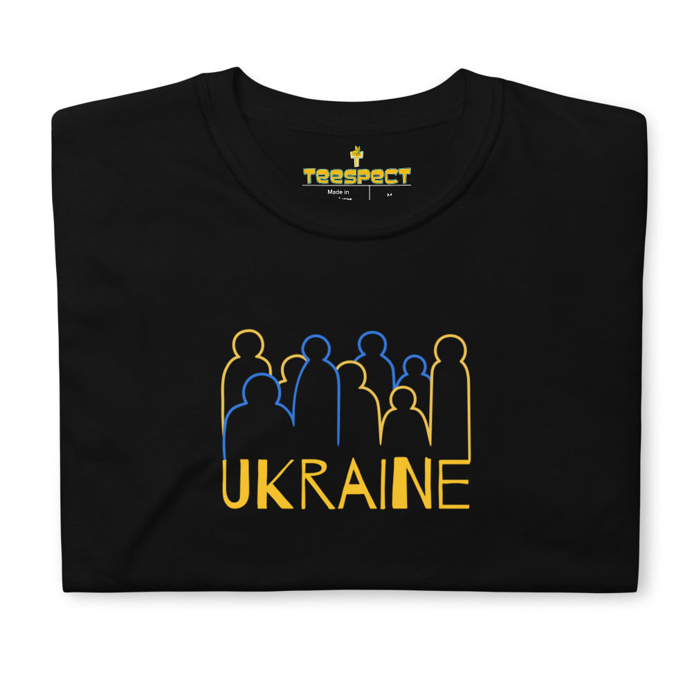 Ukraine Crowd Short-Sleeve Unisex T-Shirt TeeSpect