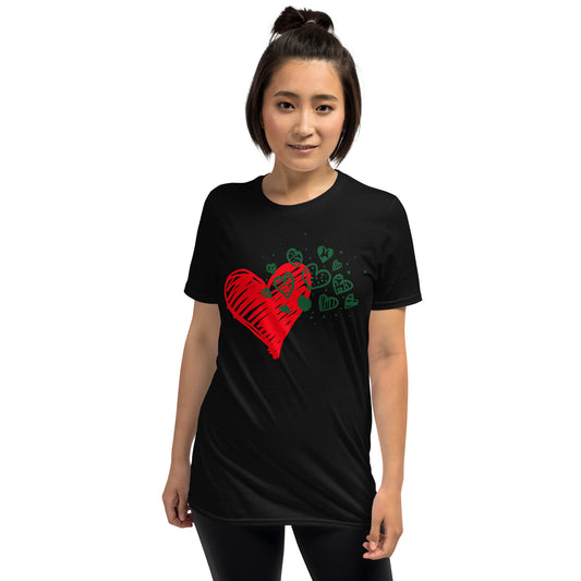 Sweetheart Hearts Unisex Basic Short-Sleeve Softstyle T-Shirt TeeSpect