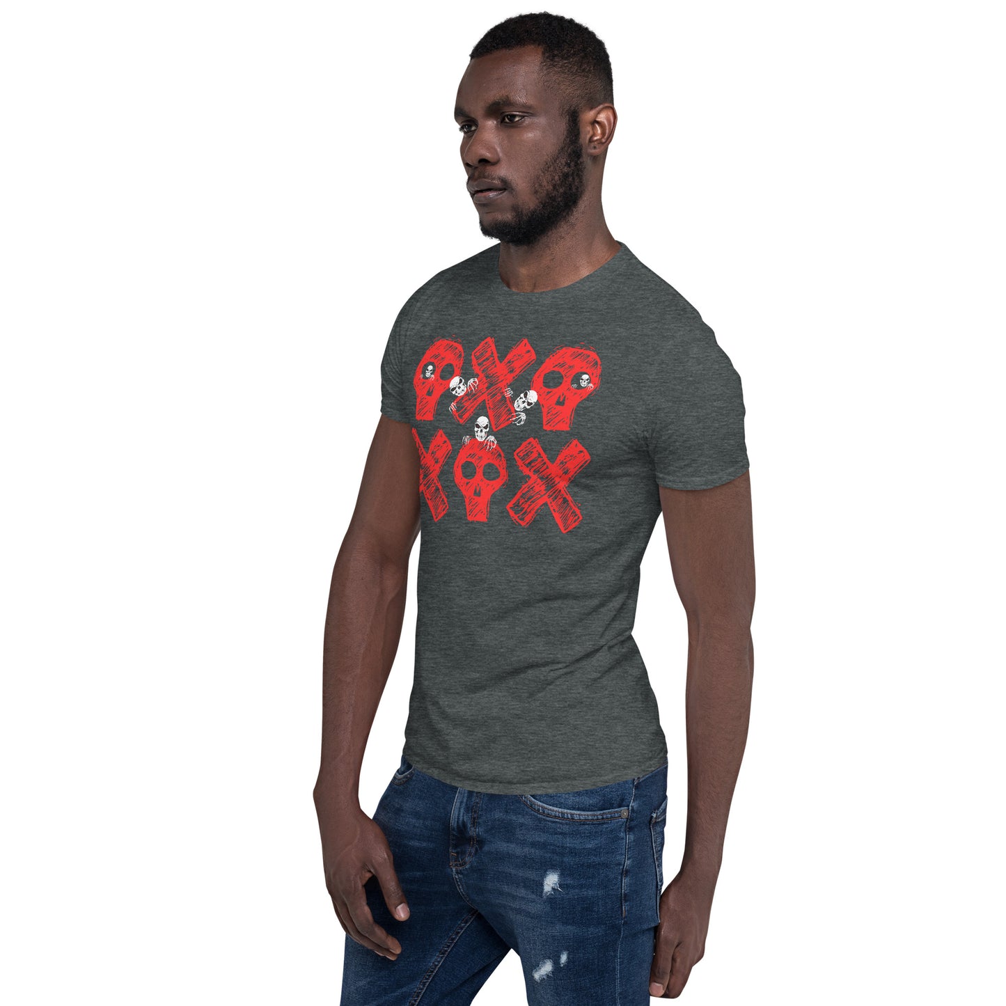 Spooky Show Peek-A-Boo Halloween Ghouls Unisex Basic Softstyle Short-Sleeve T-Shirt TeeSpect