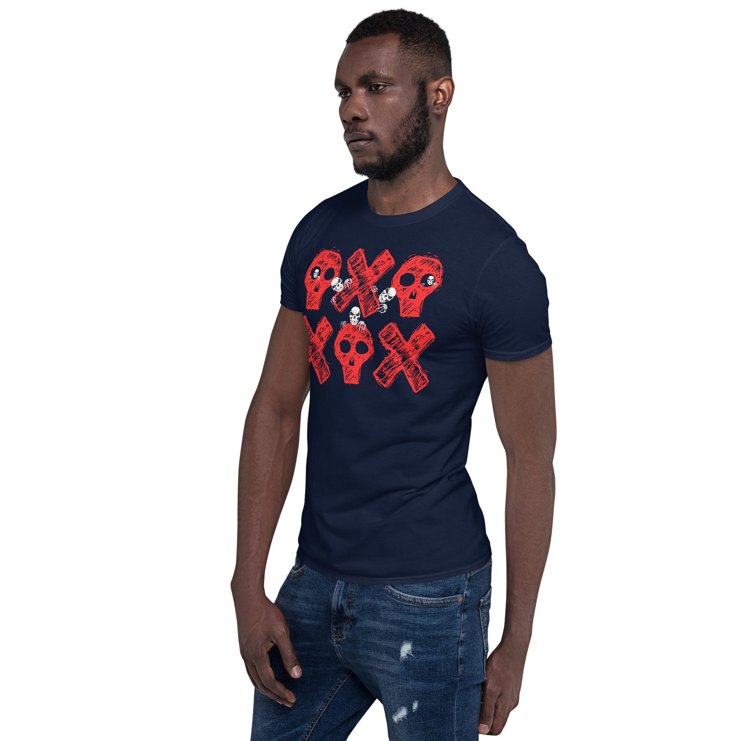 Spooky Show Peek-A-Boo Halloween Ghouls Unisex Basic Softstyle Short-Sleeve T-Shirt TeeSpect