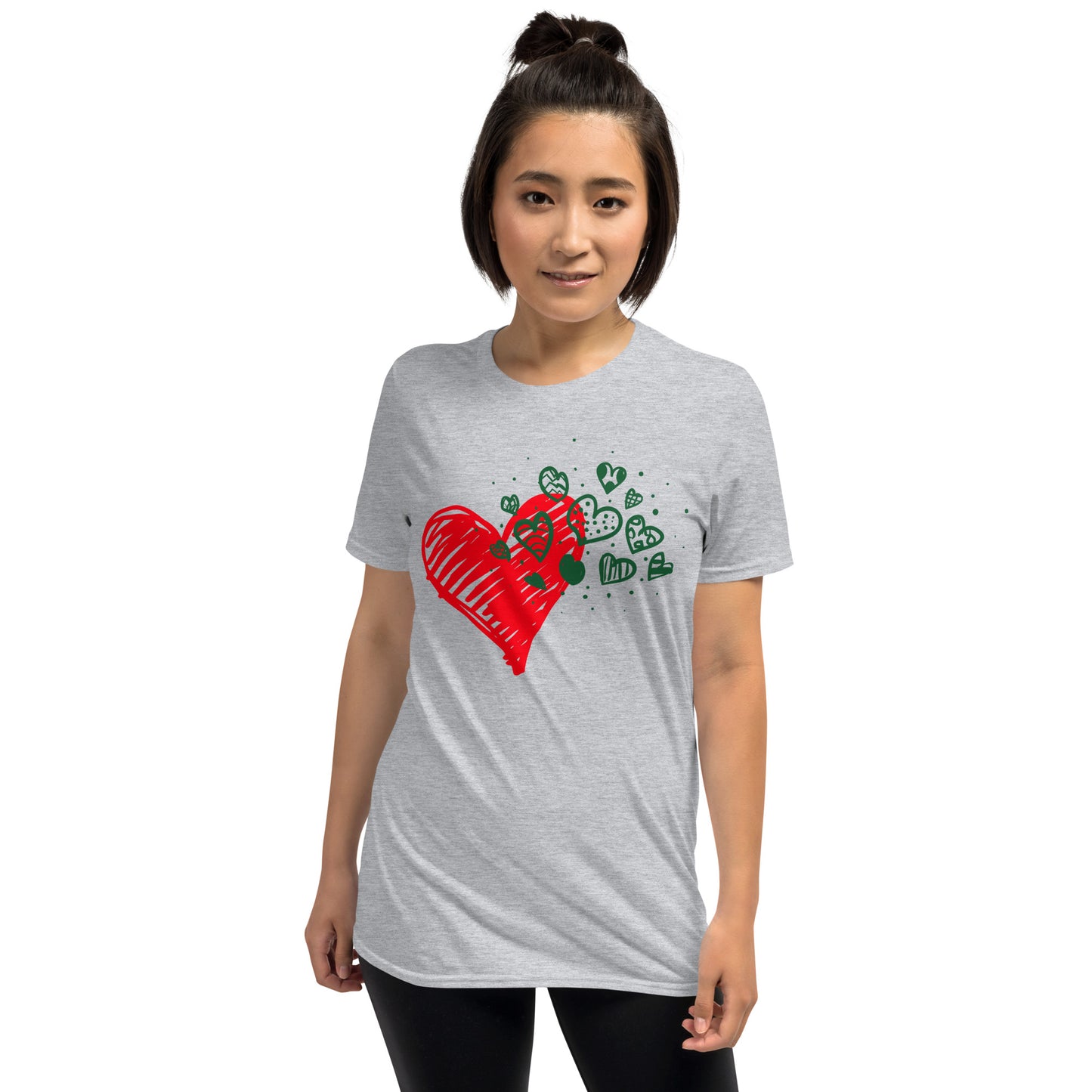 Sweetheart Hearts Unisex Basic Short-Sleeve Softstyle T-Shirt TeeSpect