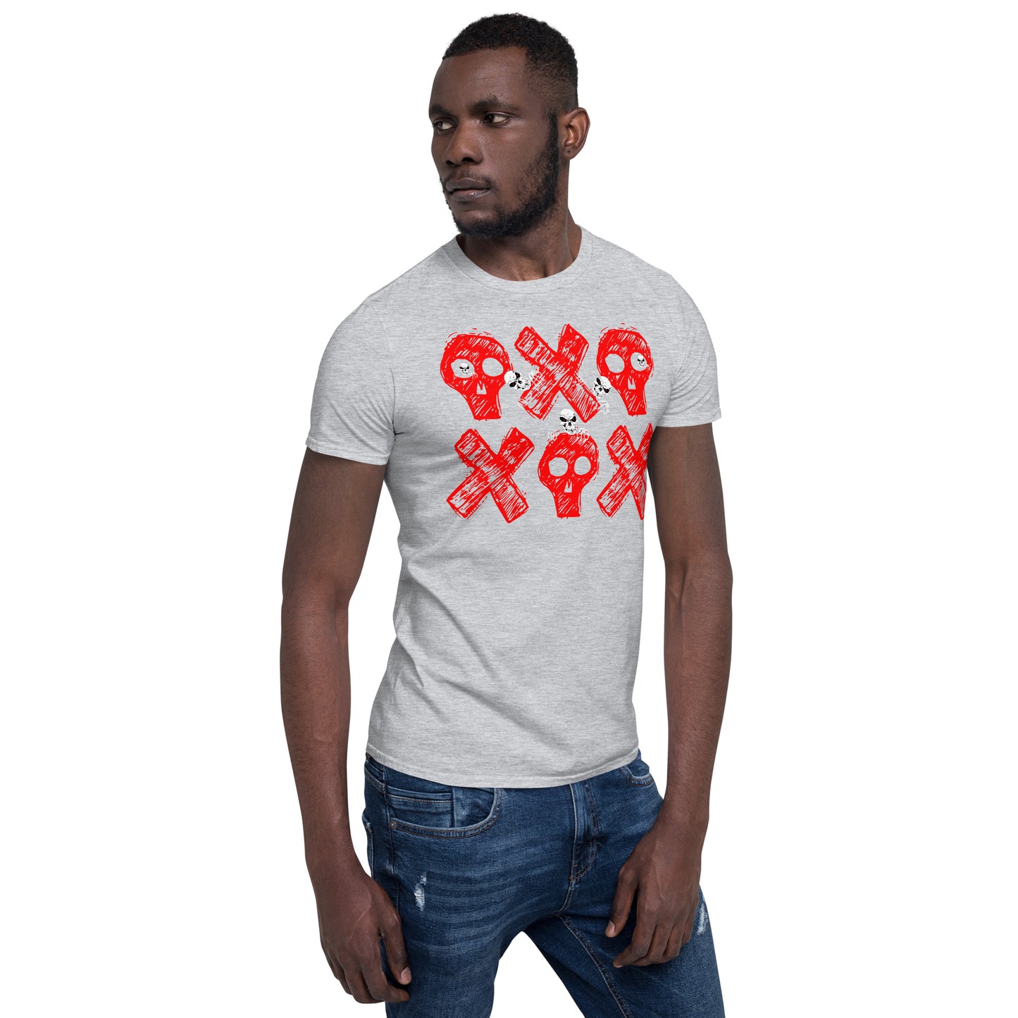 Spooky Show Peek-A-Boo Halloween Ghouls Unisex Basic Softstyle Short-Sleeve T-Shirt TeeSpect