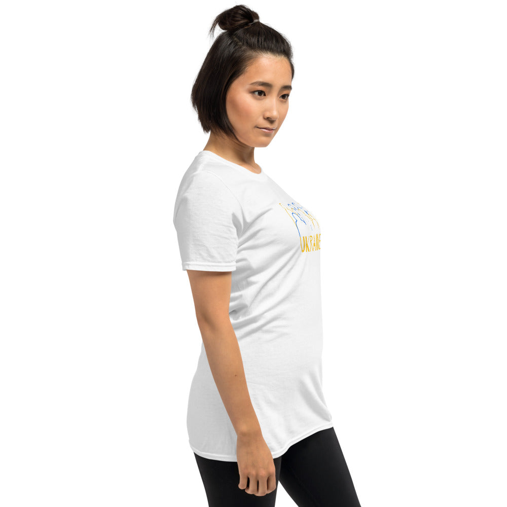 Ukraine Crowd Short-Sleeve Unisex T-Shirt TeeSpect