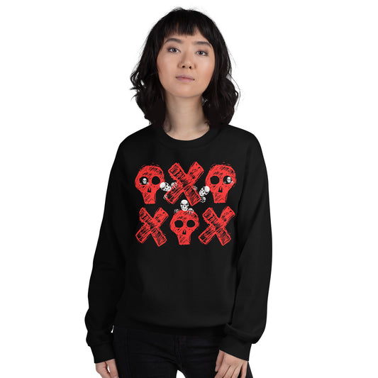 Spooky Show Peek-A-Boo Halloween Ghouls Unisex Crew Neck Sweatshirt TeeSpect