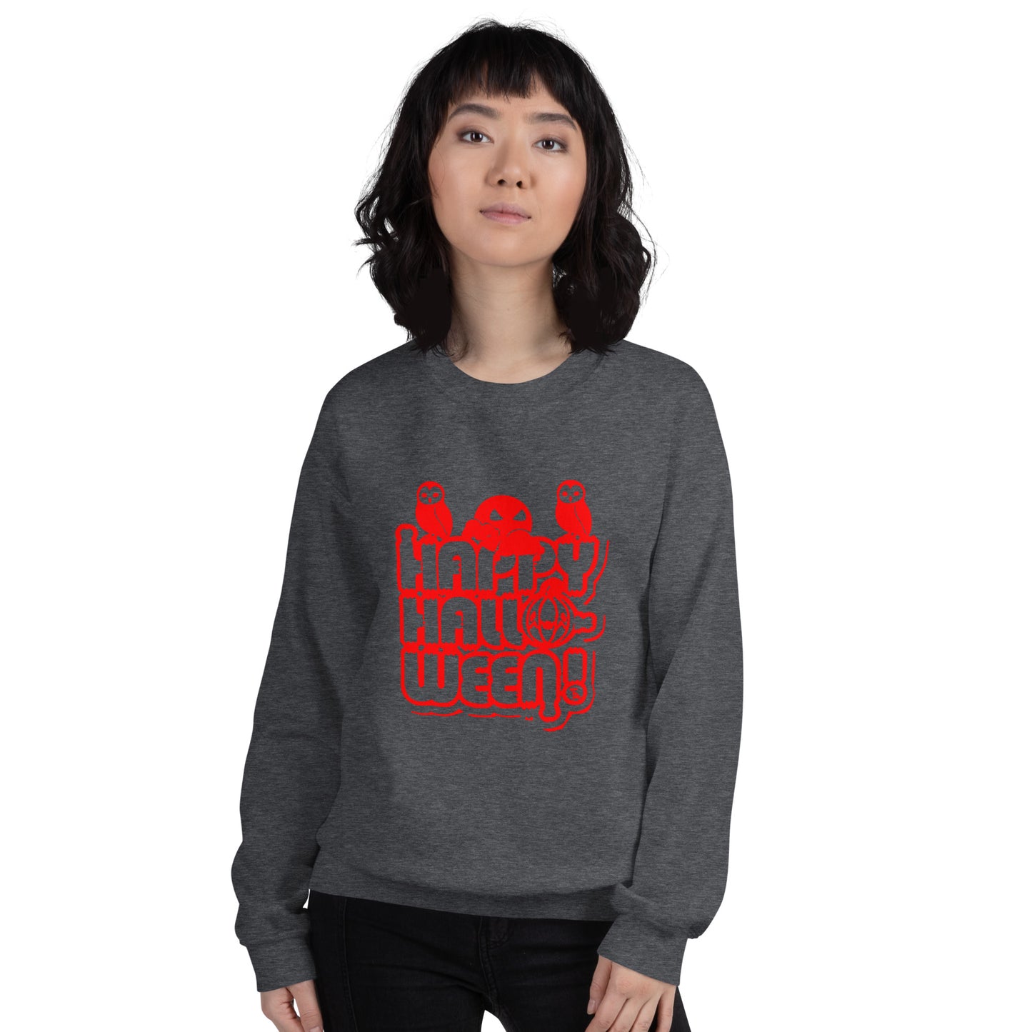 Happy Halloween! Unisex Crew Neck Sweatshirt TeeSpect