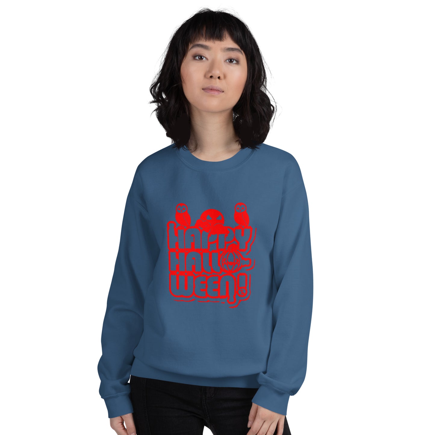 Happy Halloween! Unisex Crew Neck Sweatshirt TeeSpect