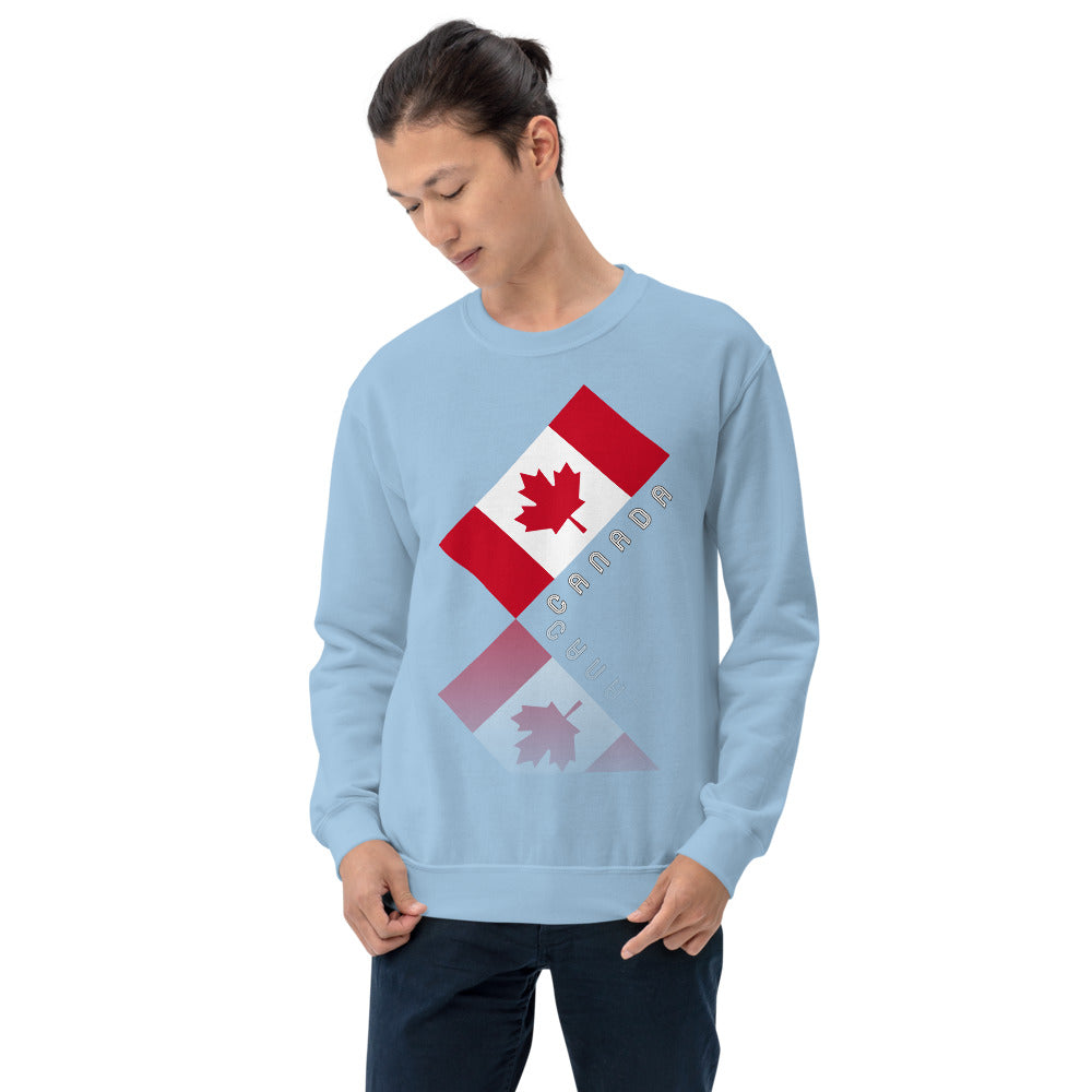 Elegant Maple Leaf Canada Unisex Crew Neck Sweatshirt TeeSpect