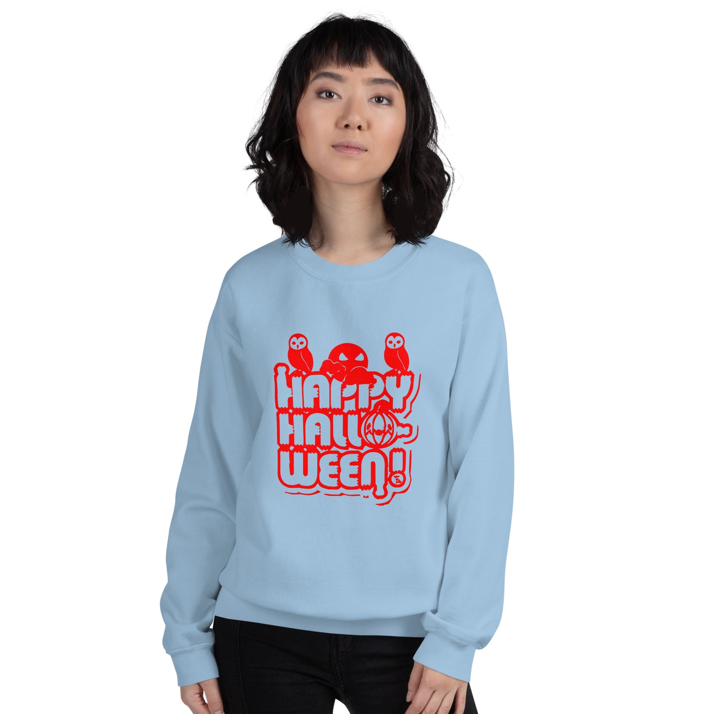 Happy Halloween! Unisex Crew Neck Sweatshirt TeeSpect
