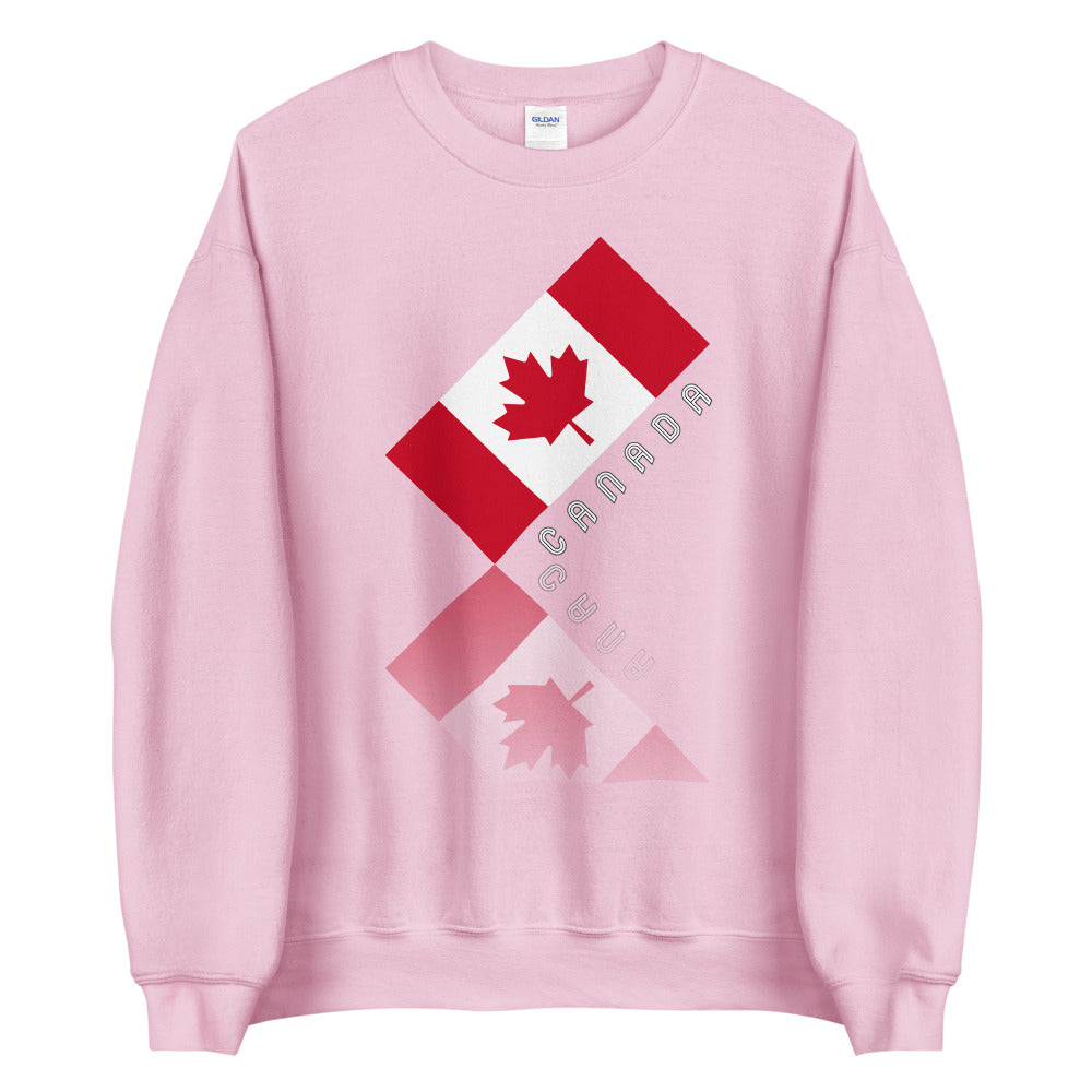 Elegant Maple Leaf Canada Unisex Crew Neck Sweatshirt TeeSpect