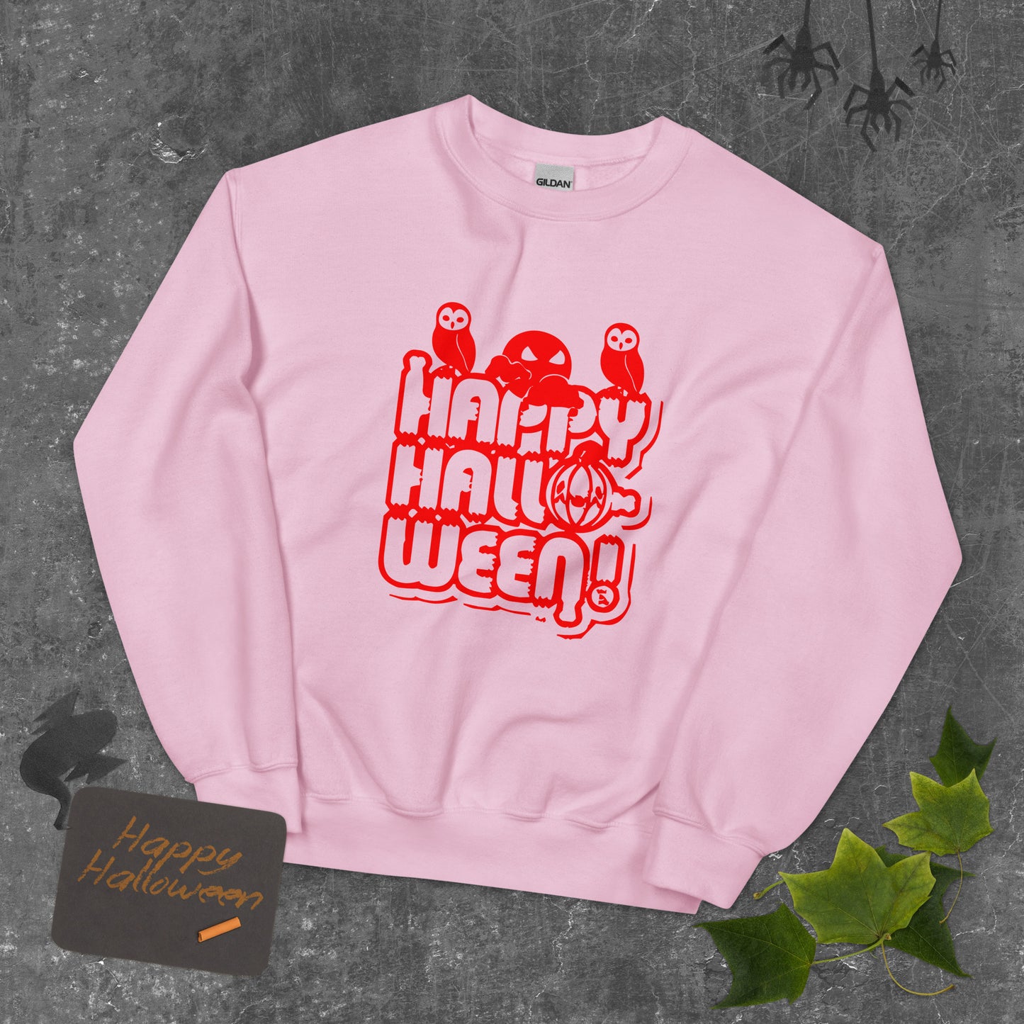 Happy Halloween! Unisex Crew Neck Sweatshirt TeeSpect