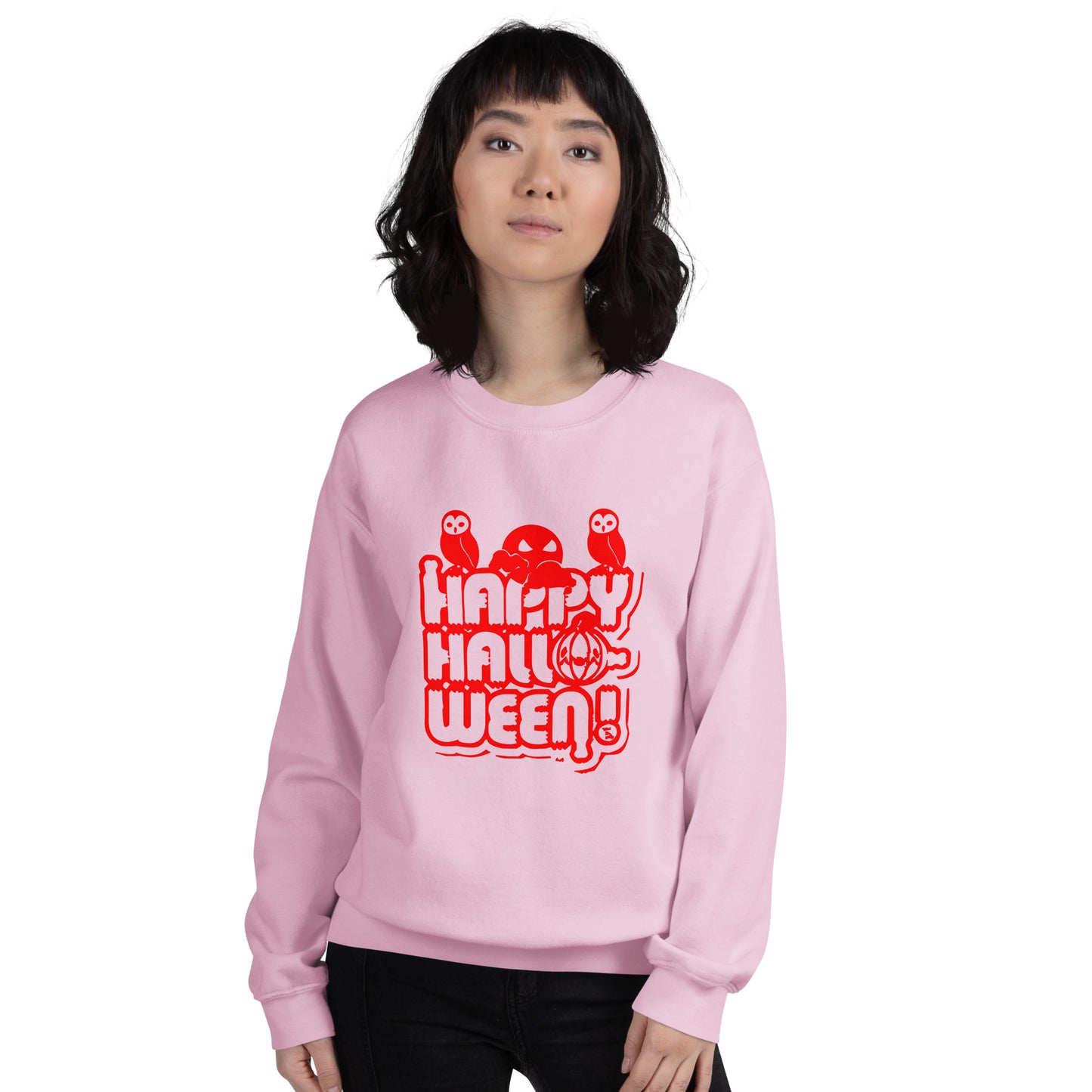 Happy Halloween! Unisex Crew Neck Sweatshirt TeeSpect