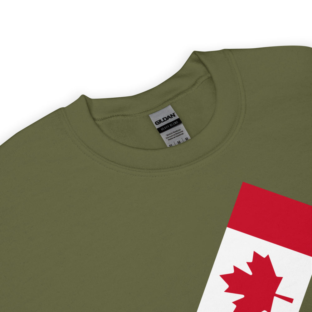 Elegant Maple Leaf Canada Unisex Crew Neck Sweatshirt TeeSpect