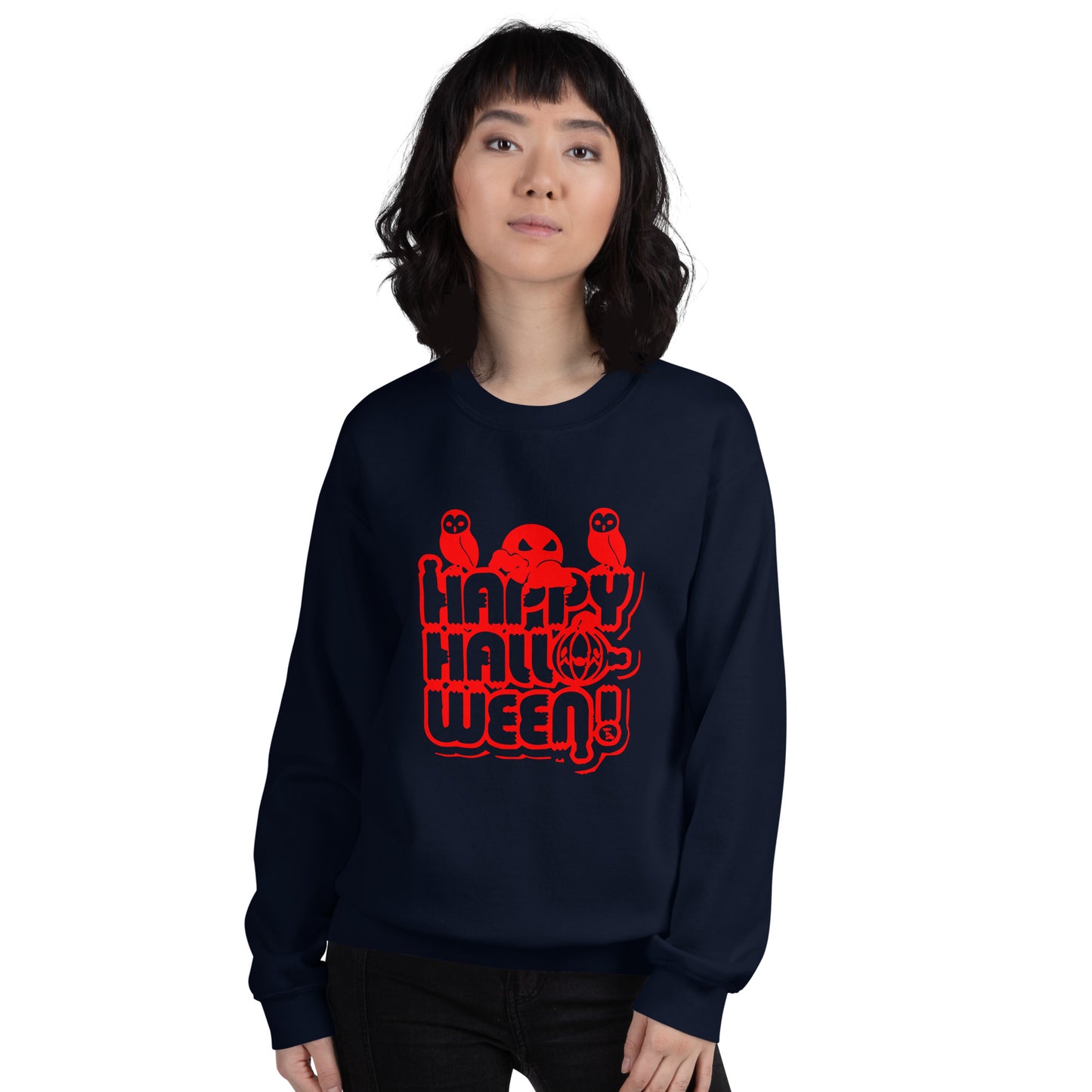 Happy Halloween! Unisex Crew Neck Sweatshirt TeeSpect