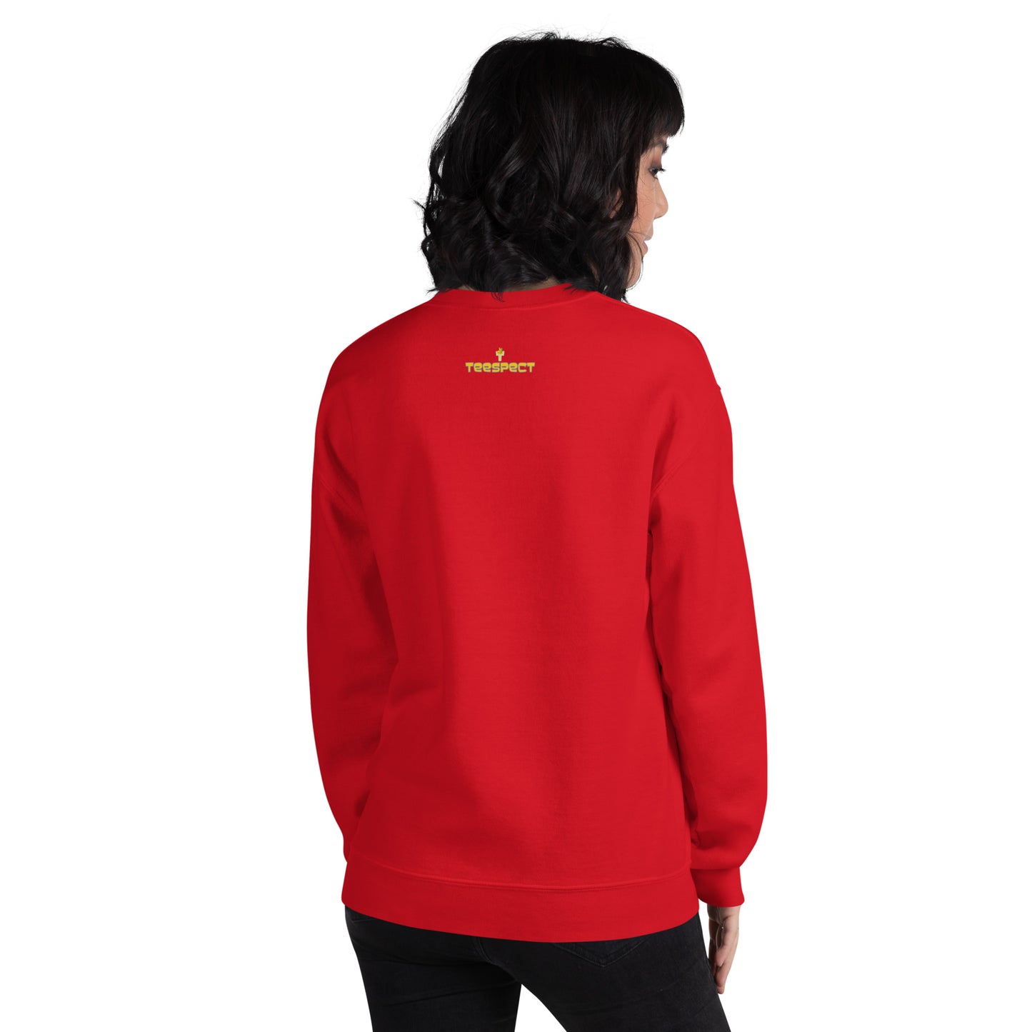 Spooky Show Peek-A-Boo Halloween Ghouls Unisex Crew Neck Sweatshirt TeeSpect