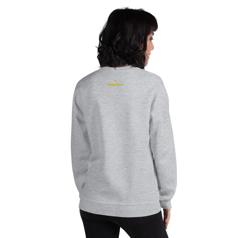 Cat Face Meow Warm, Soft Feel, Pre-Shrunk Classic Fit Crew Neck Sweatshirt TeeSpect