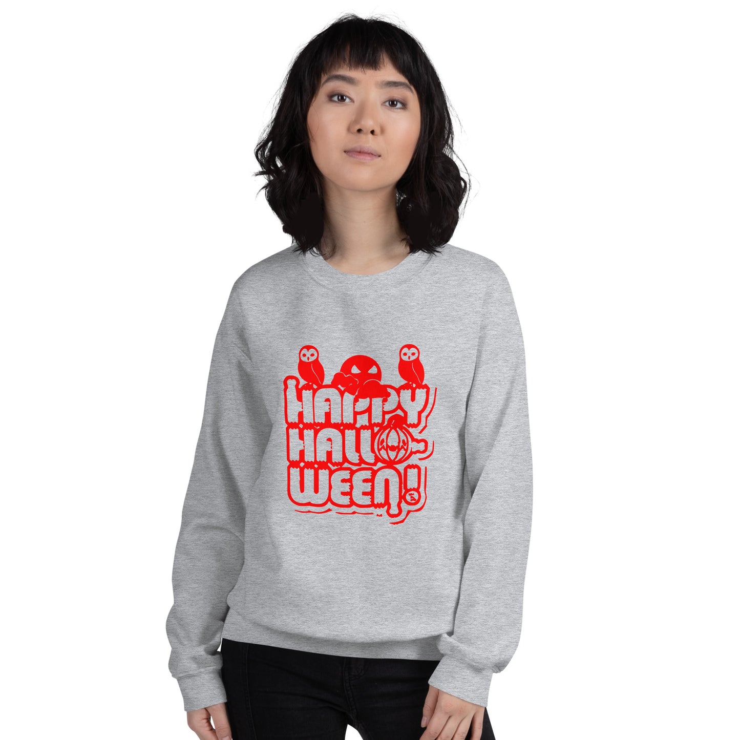 Happy Halloween! Unisex Crew Neck Sweatshirt TeeSpect