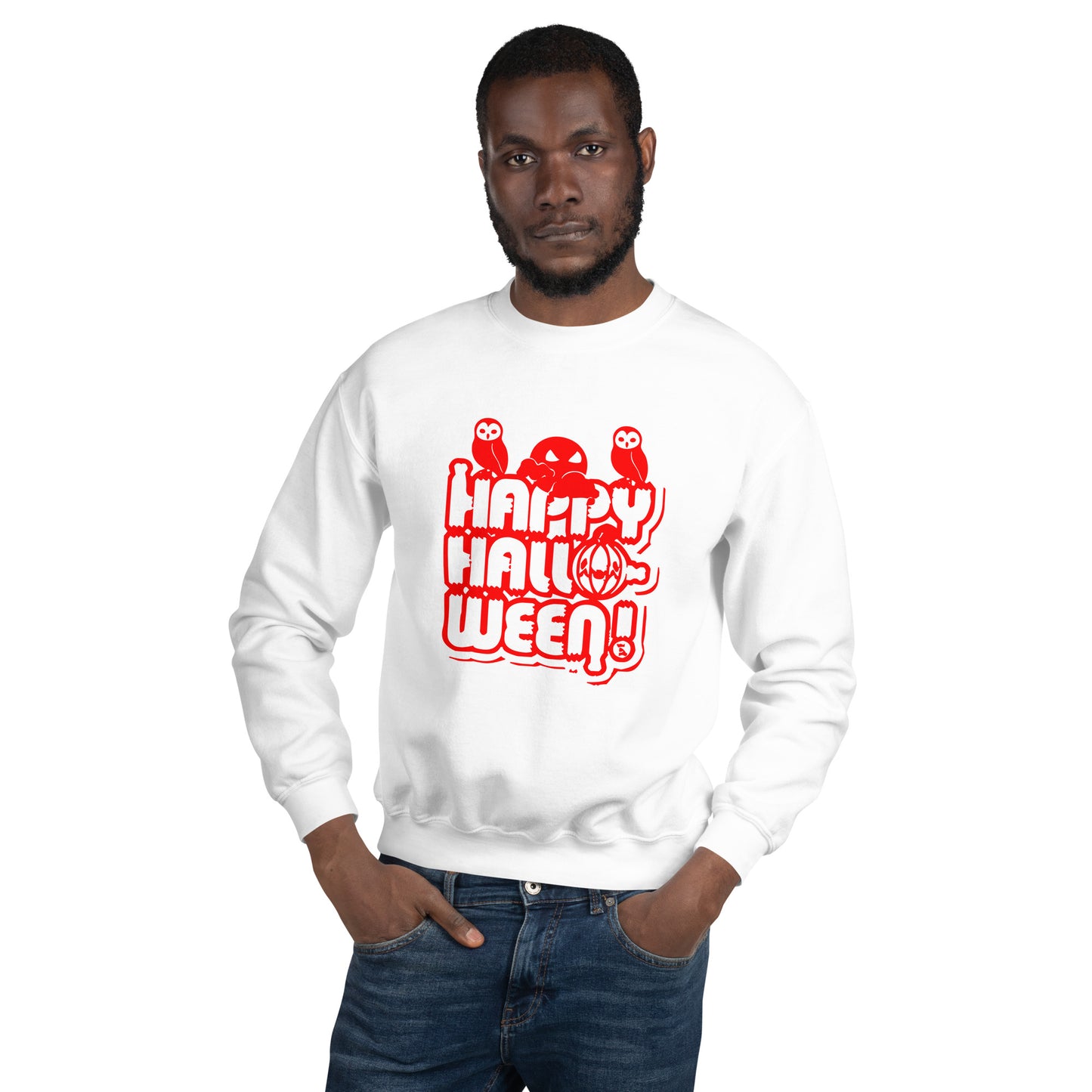 Happy Halloween! Unisex Crew Neck Sweatshirt TeeSpect