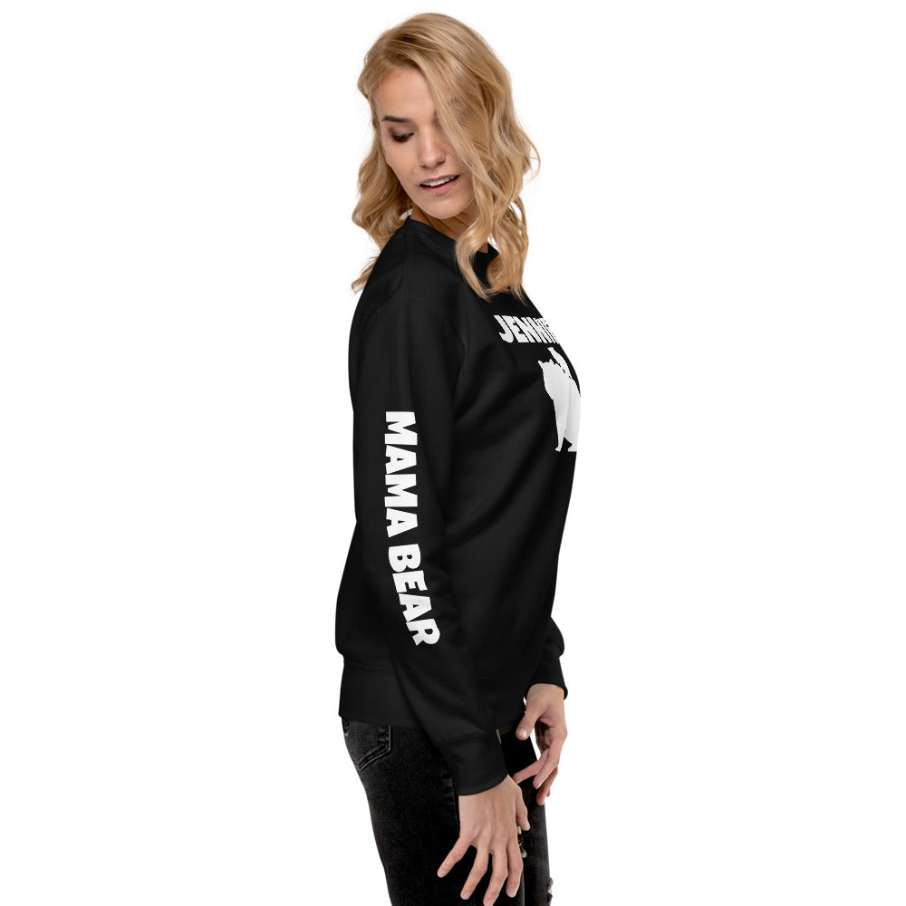 Custom Name Bold Mama Bear Personalized Unisex Fleece Pullover | Cotton Heritage M2480 TeeSpect