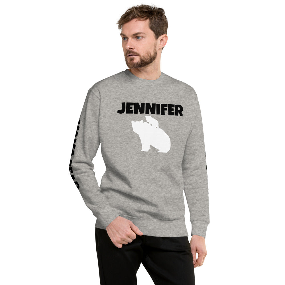 Custom Name Bold Mama Bear Personalized Unisex Fleece Pullover | Cotton Heritage M2480 TeeSpect