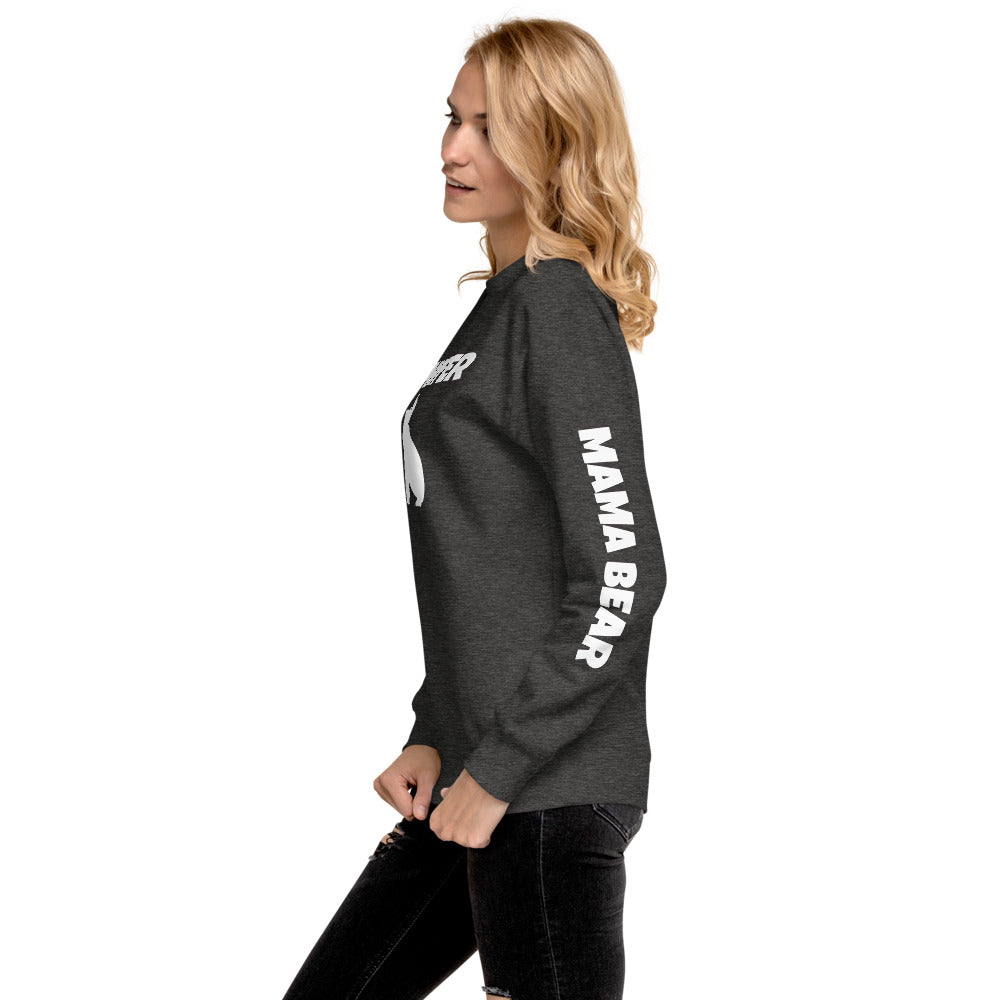 Custom Name Bold Mama Bear Personalized Unisex Fleece Pullover | Cotton Heritage M2480 TeeSpect
