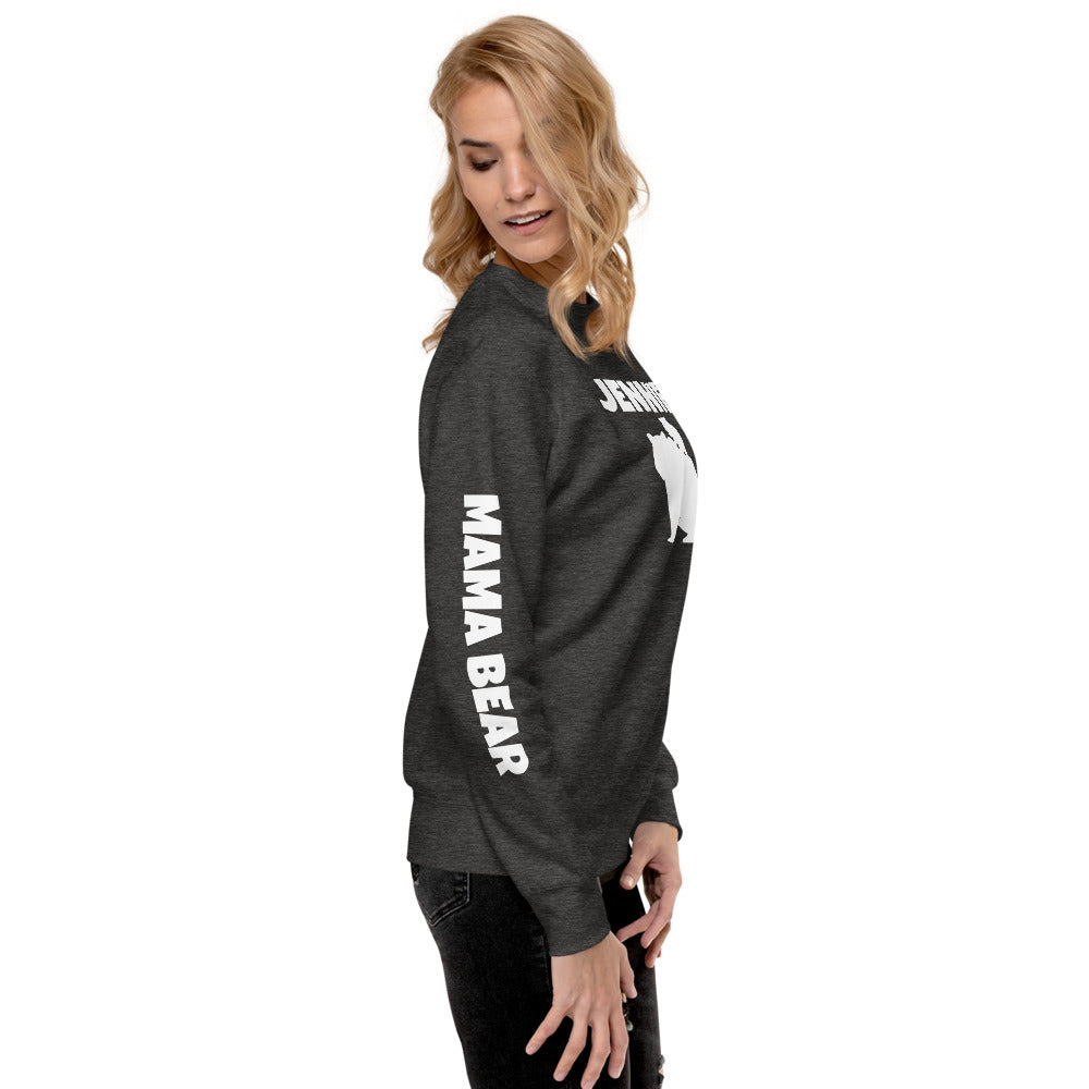 Custom Name Bold Mama Bear Personalized Unisex Fleece Pullover | Cotton Heritage M2480 TeeSpect