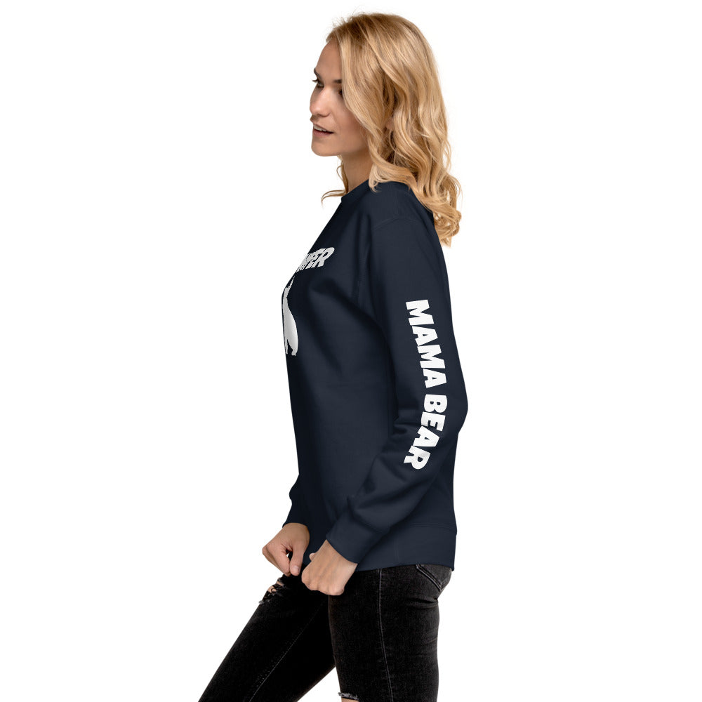 Custom Name Bold Mama Bear Personalized Unisex Fleece Pullover | Cotton Heritage M2480 TeeSpect