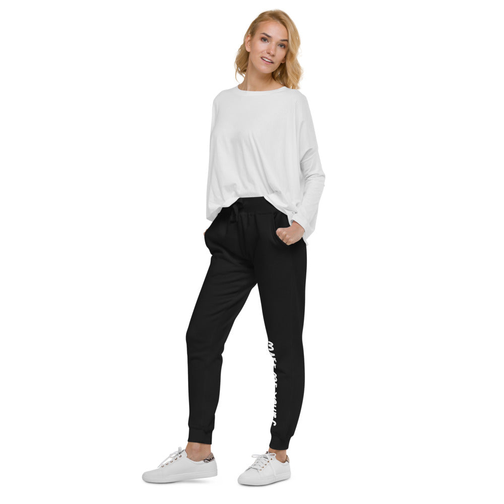 Custom Text Personalized Unisex Fleece Sweatpants TeeSpect