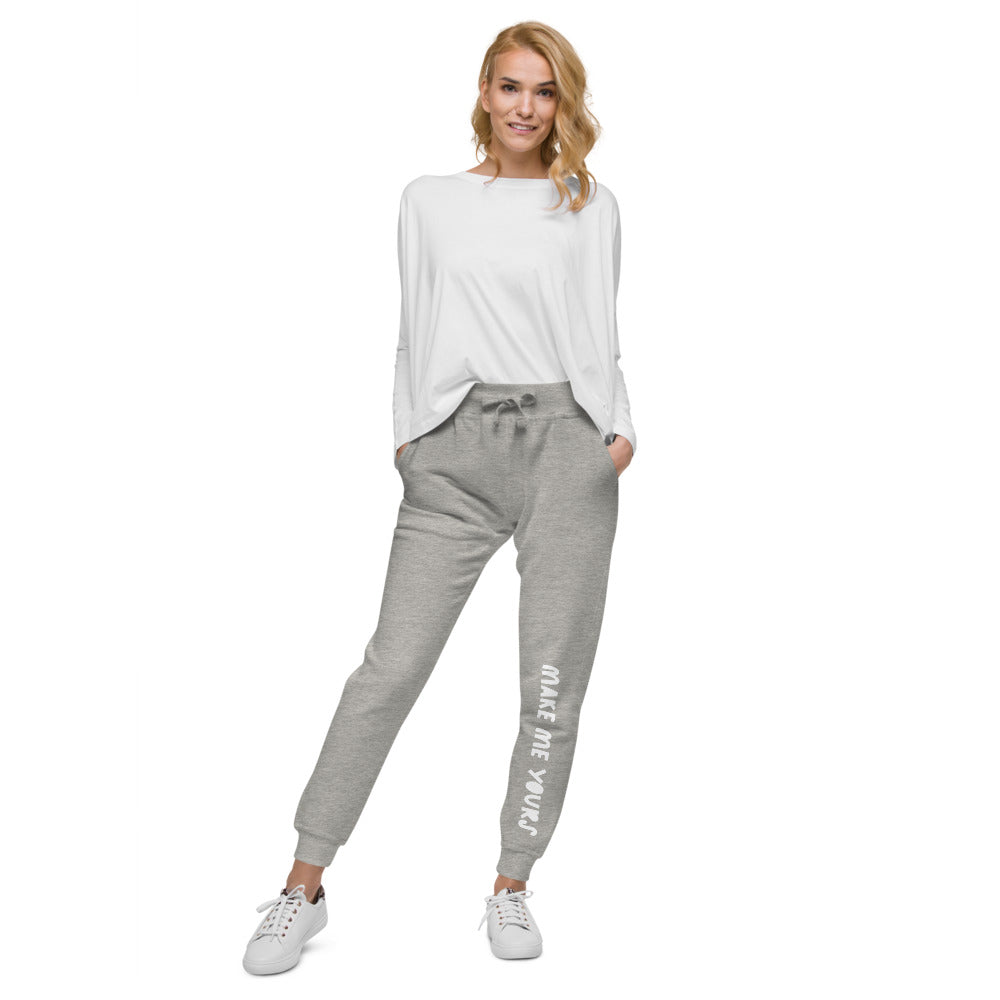 Custom Text Personalized Unisex Fleece Sweatpants TeeSpect