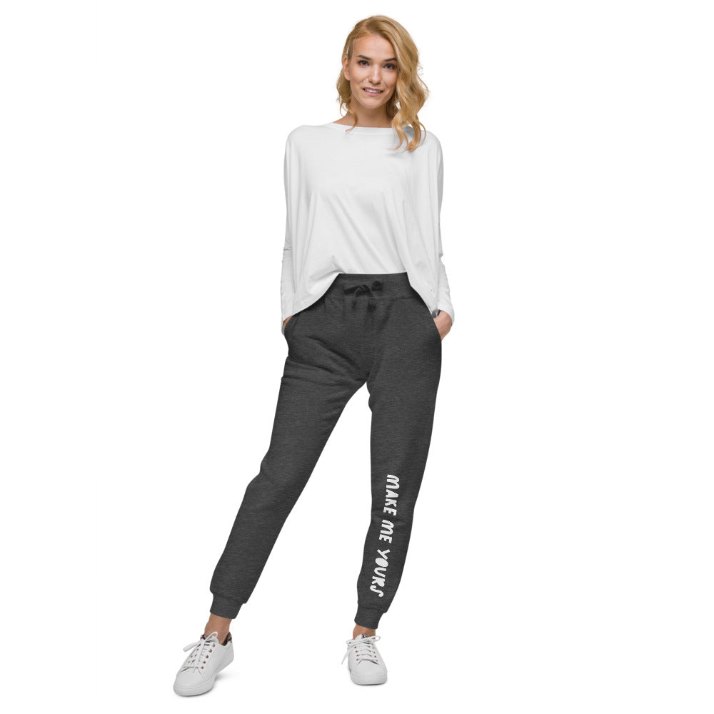 Custom Text Personalized Unisex Fleece Sweatpants TeeSpect