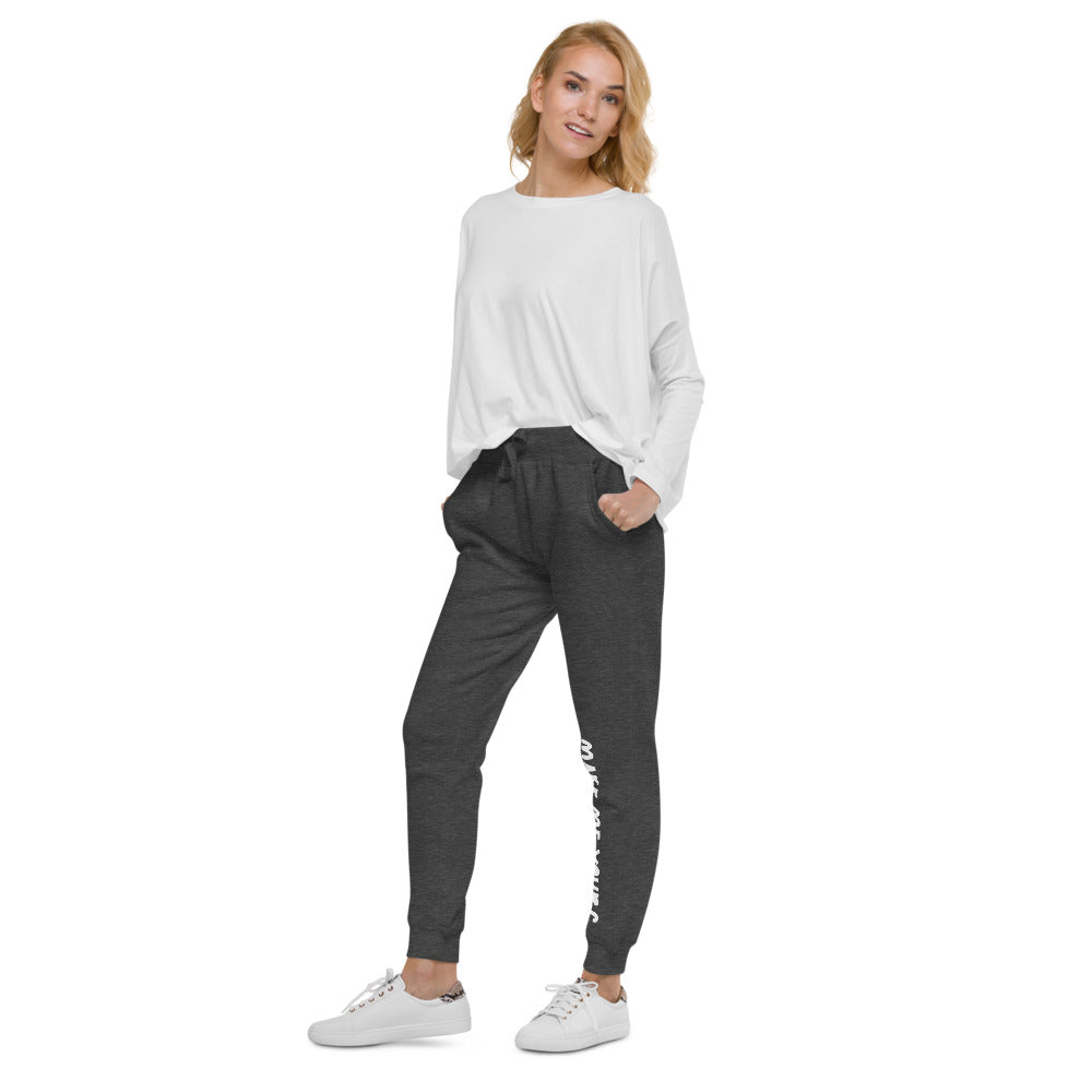 Custom Text Personalized Unisex Fleece Sweatpants TeeSpect