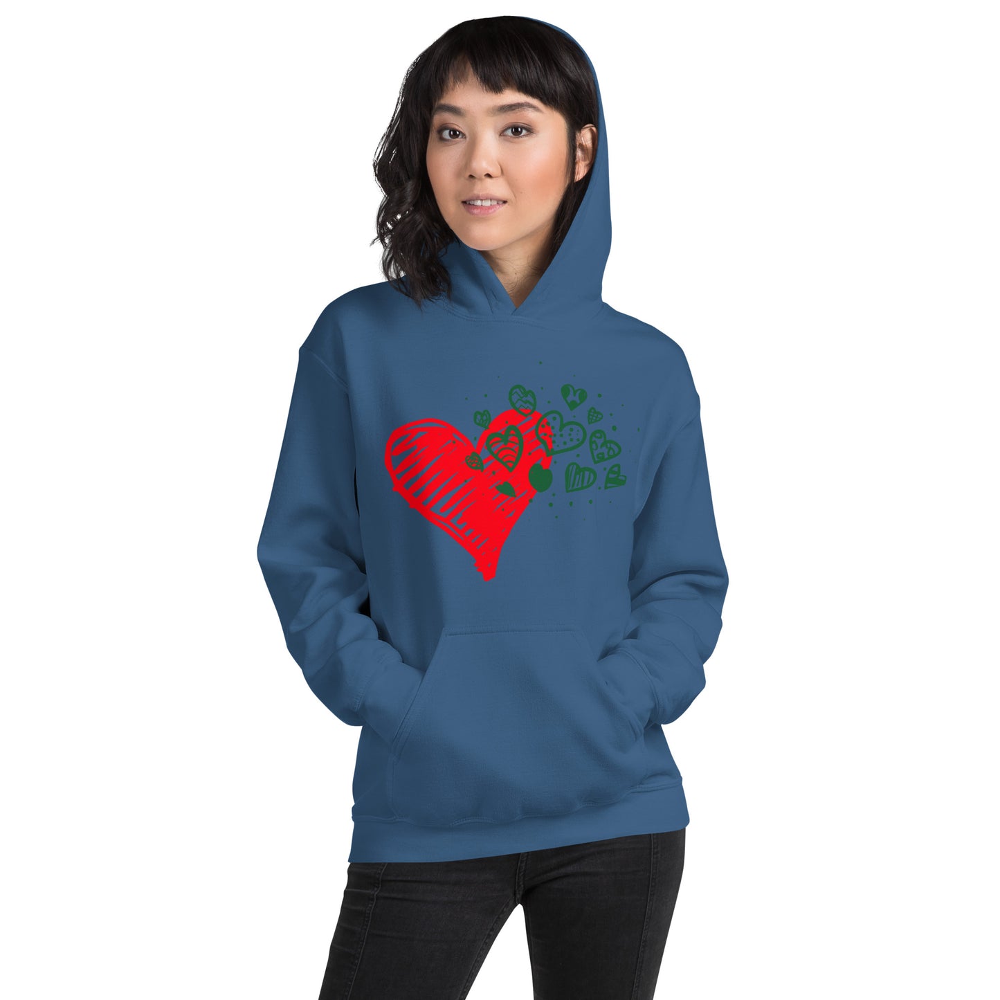 Sweetheart Hearts Unisex Heavy Blend Hooded Sweatshirt TeeSpect