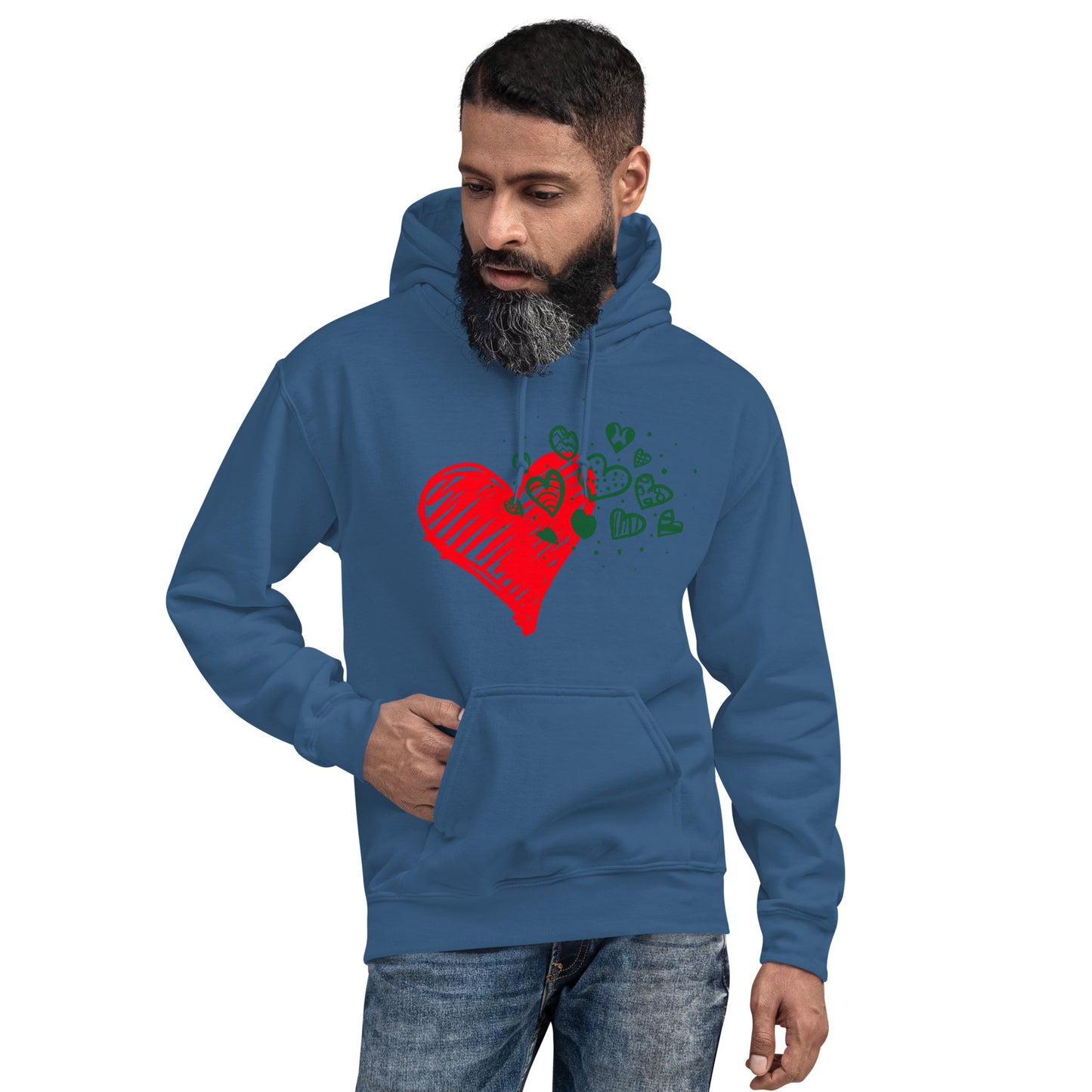 Sweetheart Hearts Unisex Heavy Blend Hooded Sweatshirt TeeSpect