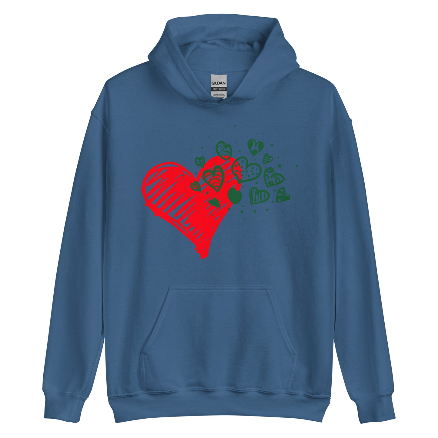 Sweetheart Hearts Unisex Heavy Blend Hooded Sweatshirt TeeSpect