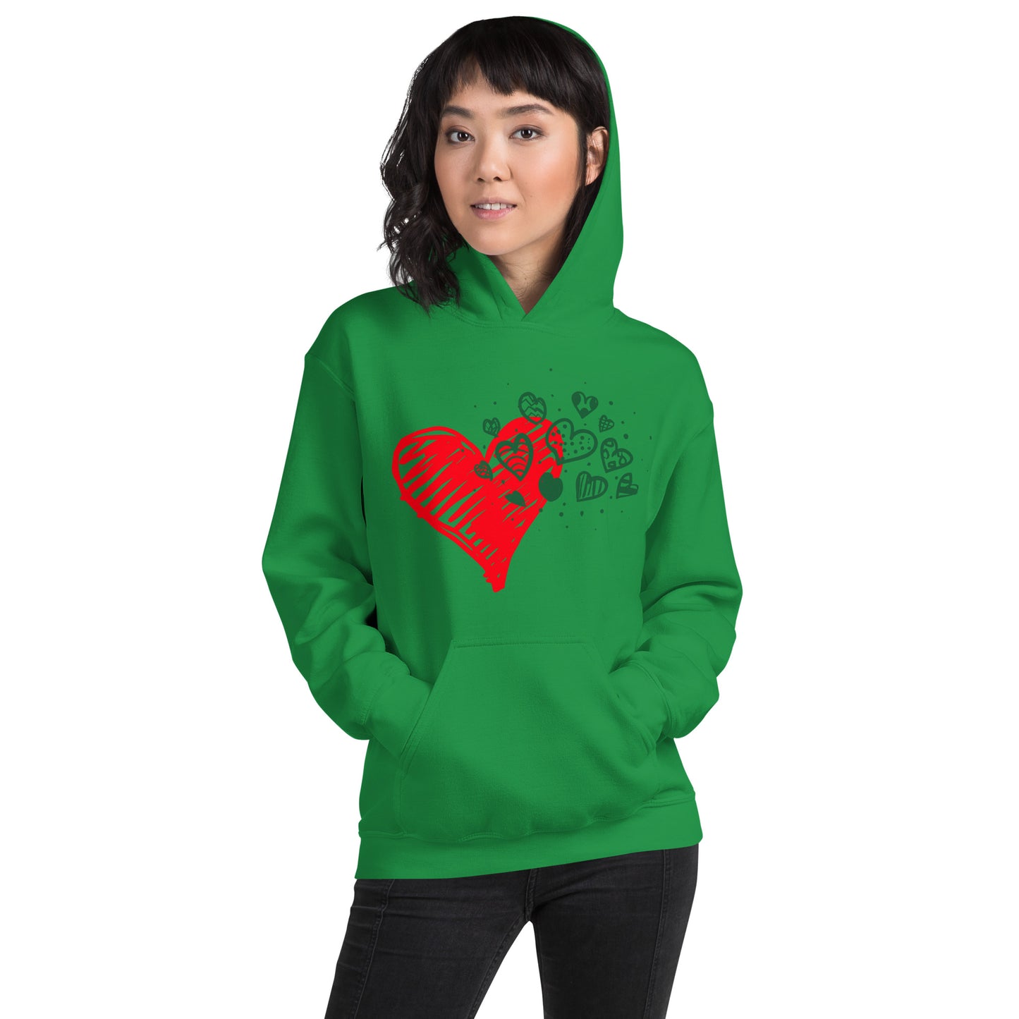 Sweetheart Hearts Unisex Heavy Blend Hooded Sweatshirt TeeSpect