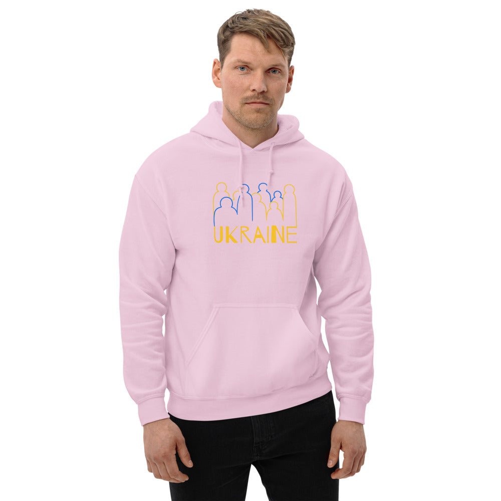 Ukraine Crowd Unisex Heavy Blend Hoodie TeeSpect