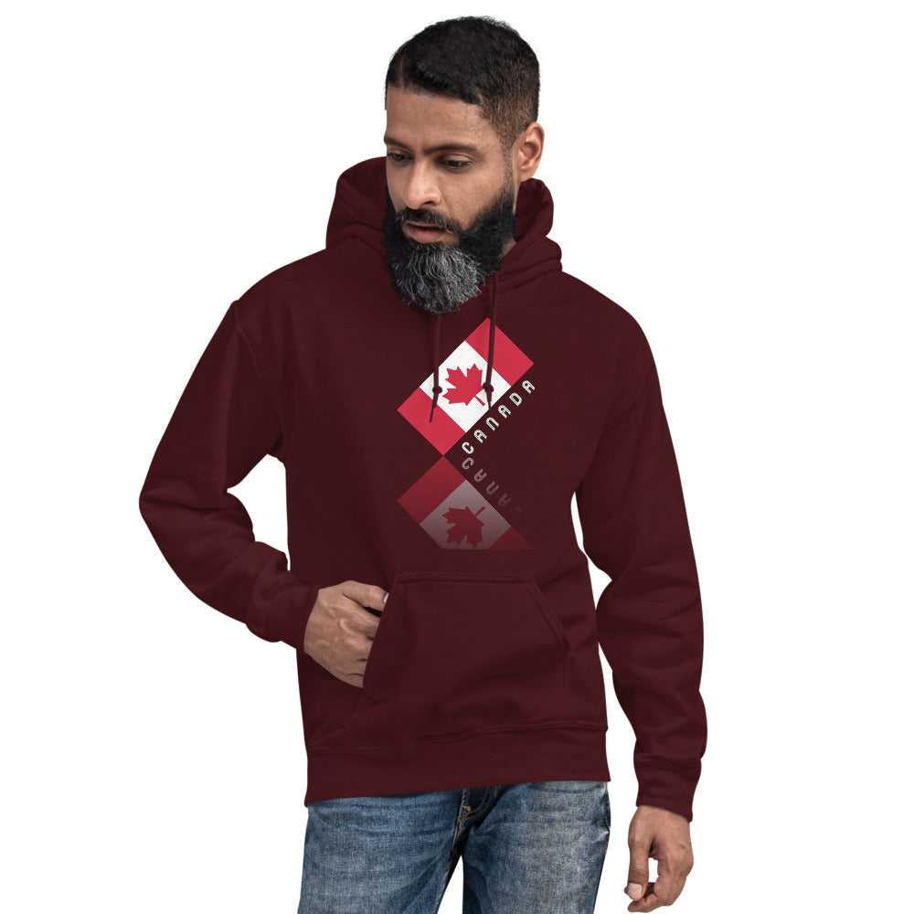 Elegant Maple Leaf Canada Unisex Heavy Blend Hooded Sweatshirt TeeSpect