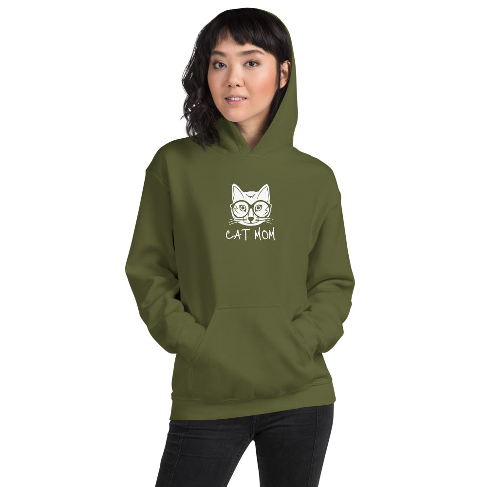 Cat Mom Heavy Blend Hoodie TeeSpect