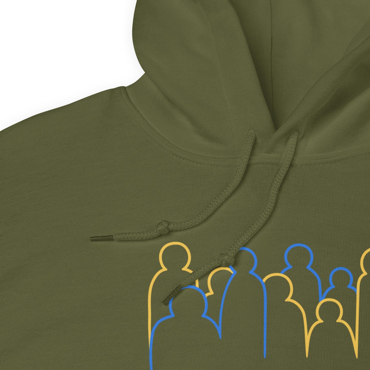Ukraine Crowd Unisex Heavy Blend Hoodie TeeSpect