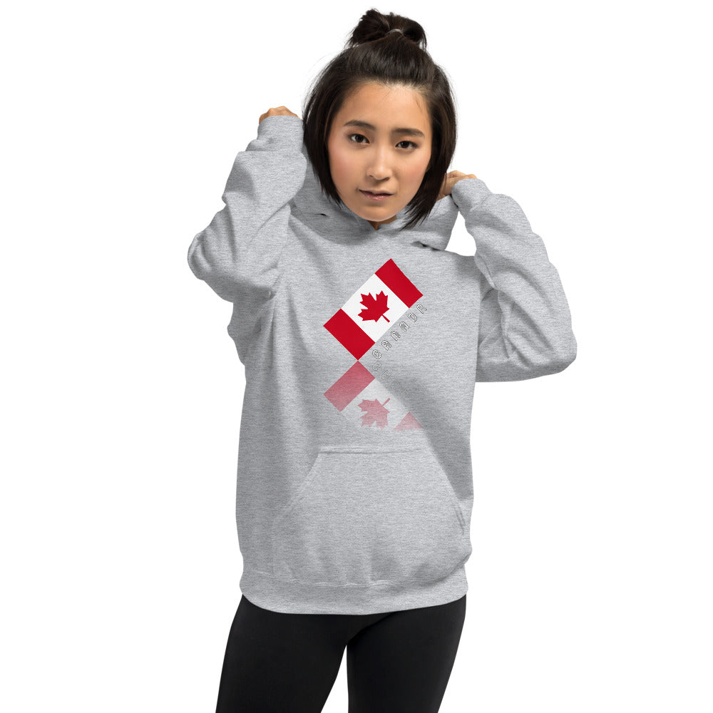Elegant Maple Leaf Canada Unisex Heavy Blend Hooded Sweatshirt TeeSpect