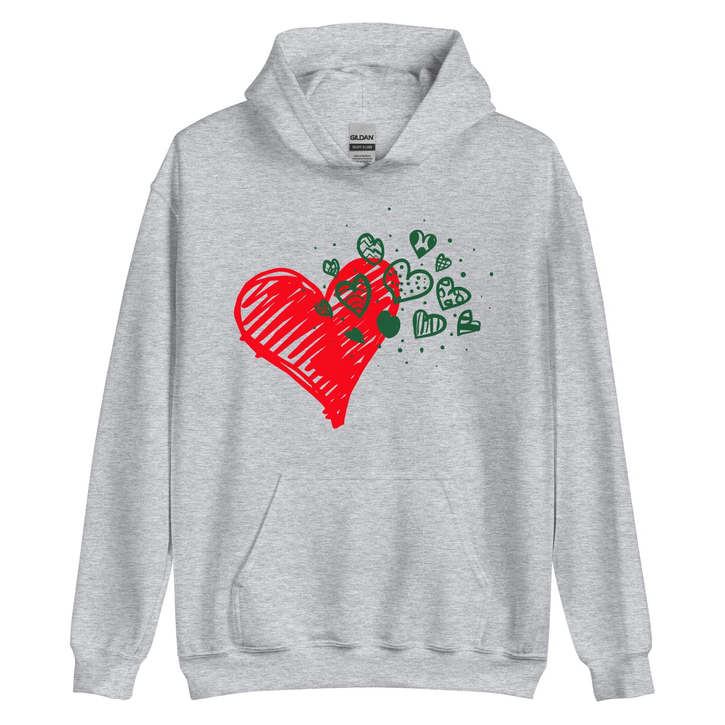 Sweetheart Hearts Unisex Heavy Blend Hooded Sweatshirt TeeSpect