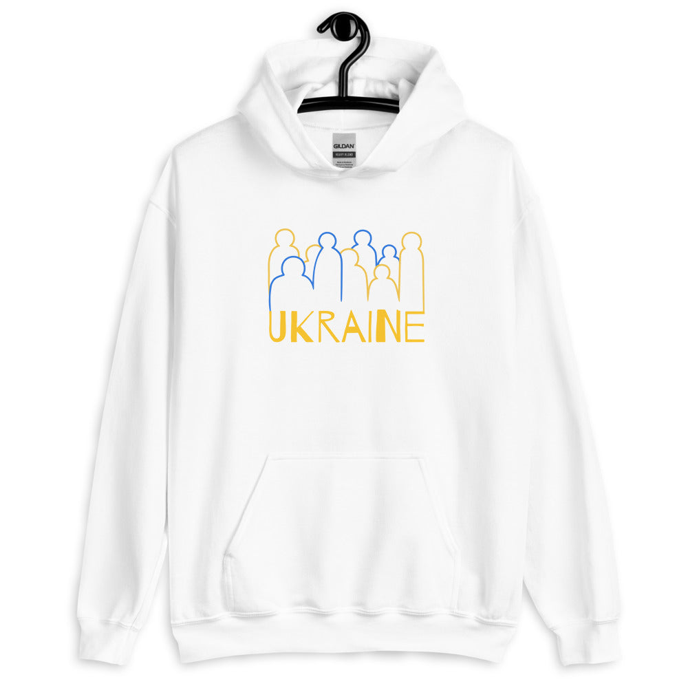 Ukraine Crowd Unisex Heavy Blend Hoodie TeeSpect