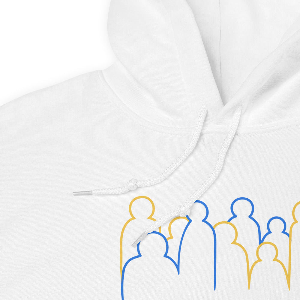 Ukraine Crowd Unisex Heavy Blend Hoodie TeeSpect