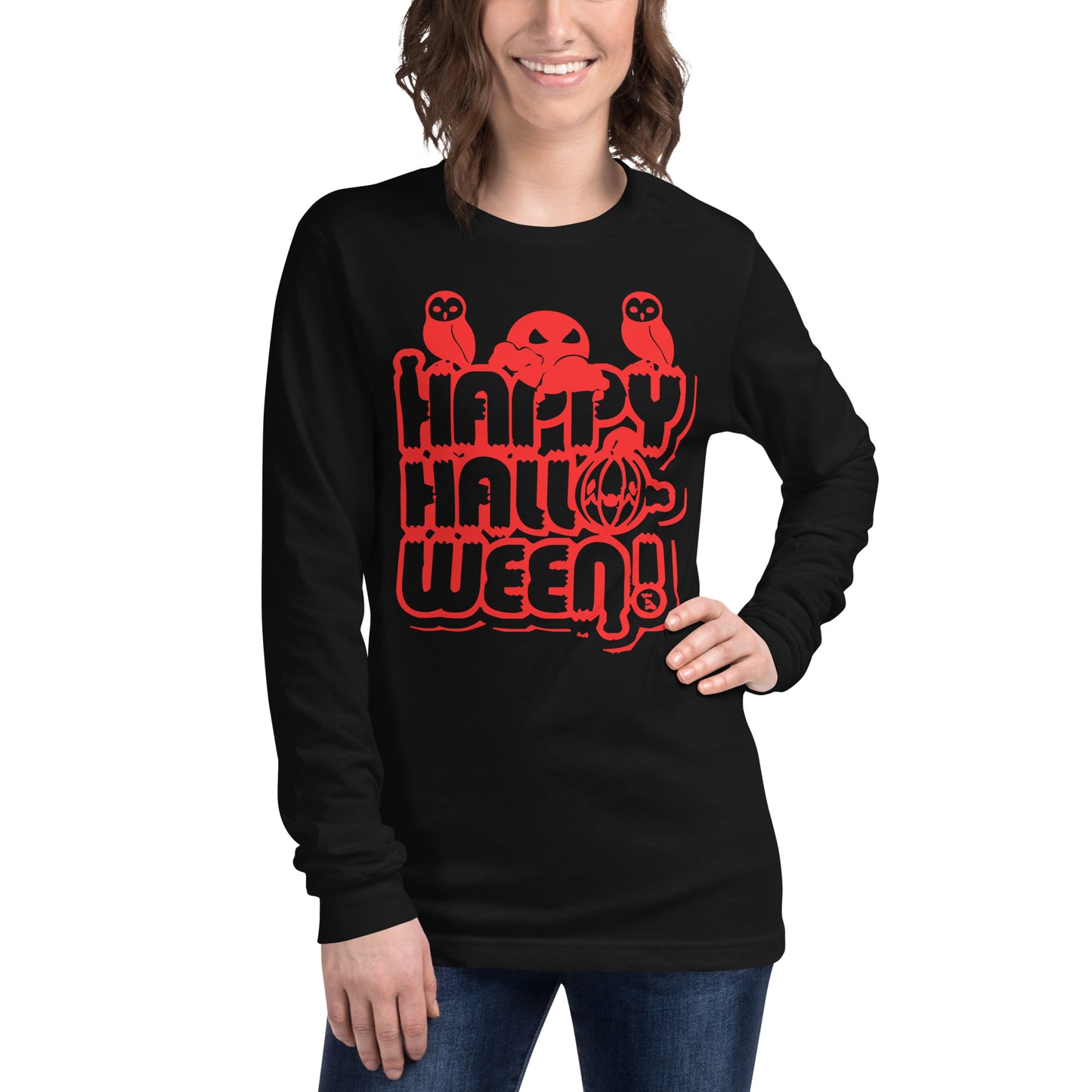 Happy Halloween! Women's Long Sleeve Tee TeeSpect