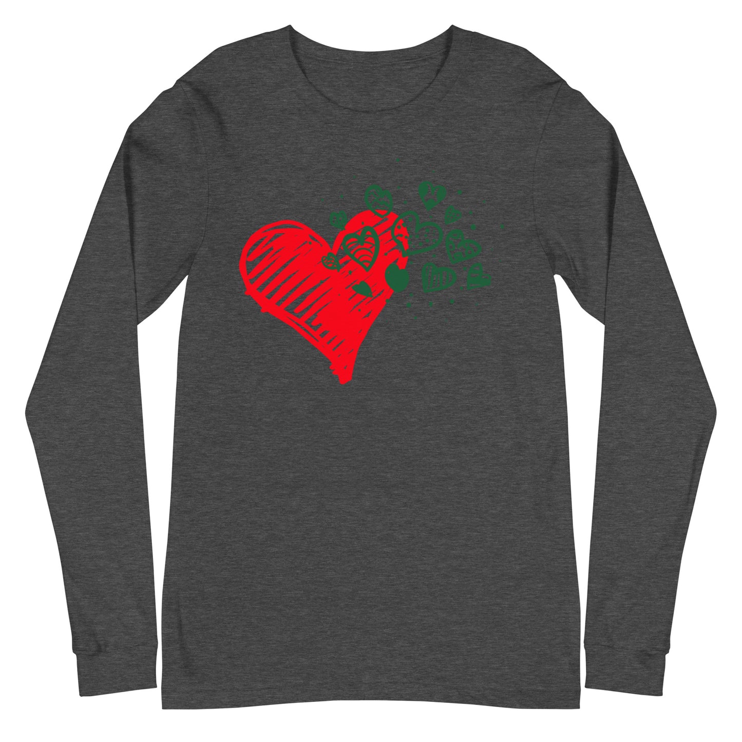 Sweetheart Hearts Unisex Long Sleeve Tee TeeSpect