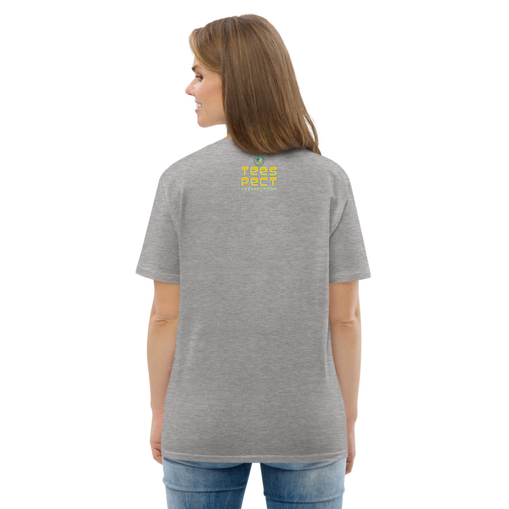Happy Holiday Tweet Blue Unisex Organic Cotton T-Shirt TeeSpect