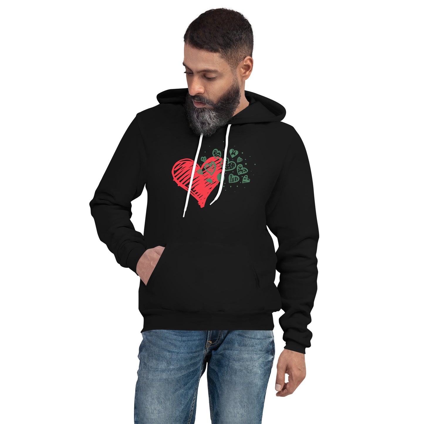 Sweetheart Hearts Unisex Pullover Hoodie TeeSpect