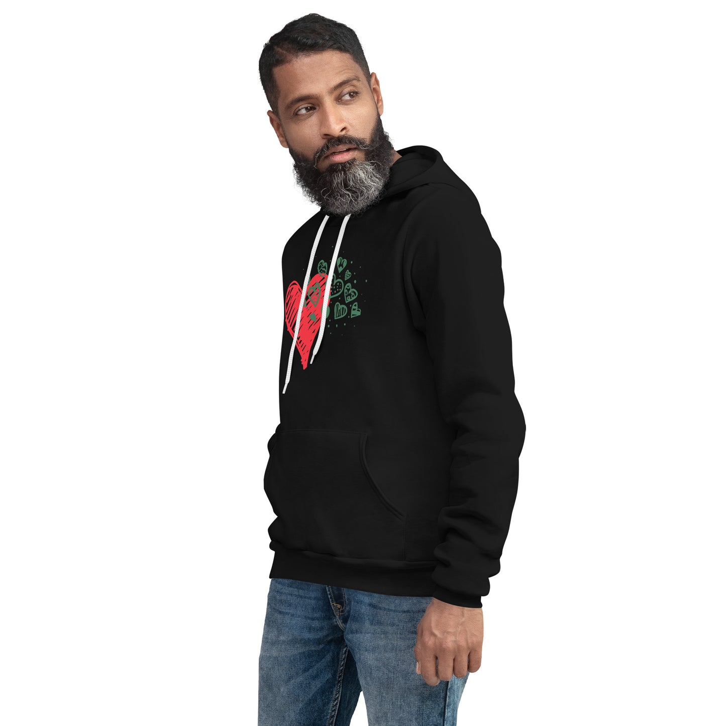 Sweetheart Hearts Unisex Pullover Hoodie TeeSpect