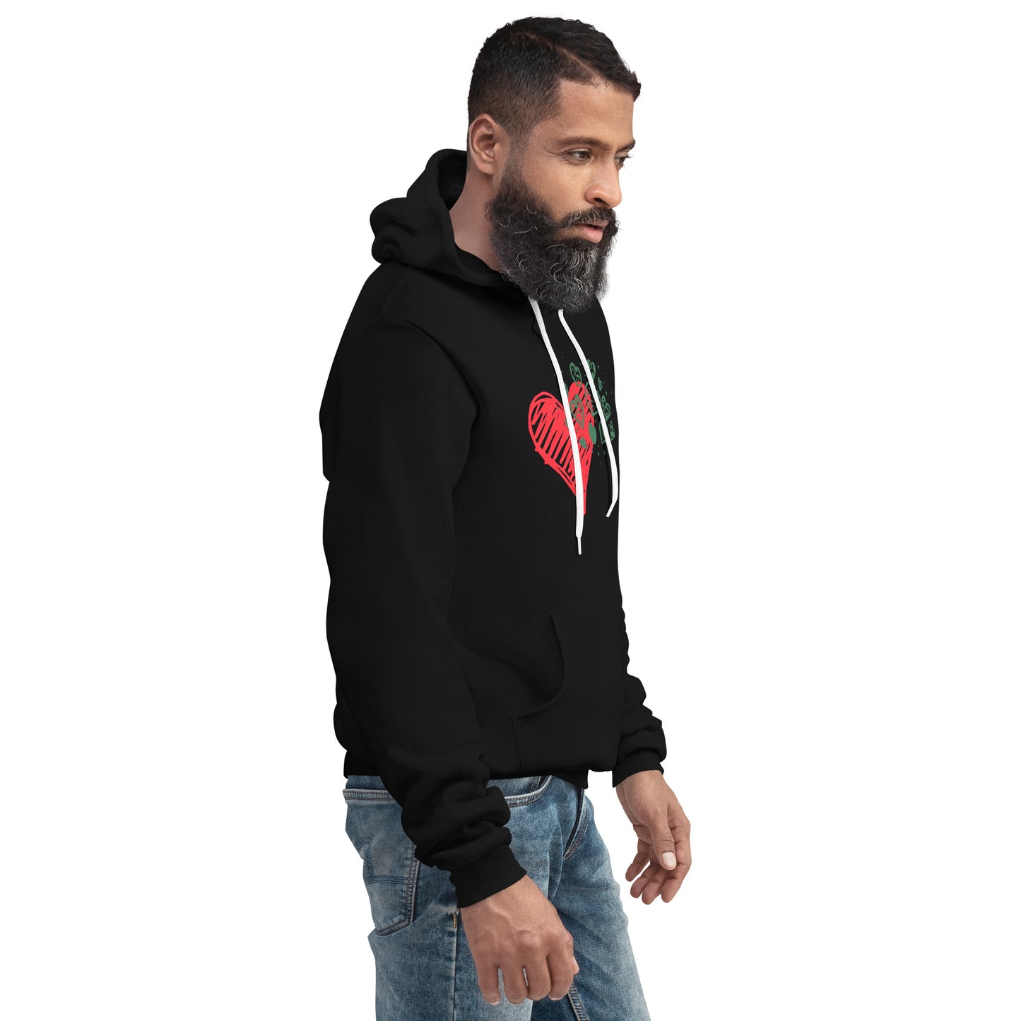 Sweetheart Hearts Unisex Pullover Hoodie TeeSpect