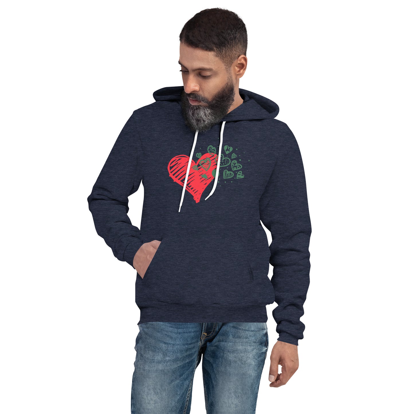 Sweetheart Hearts Unisex Pullover Hoodie TeeSpect